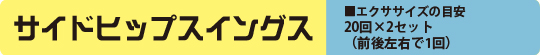 サイドヒップスイングス