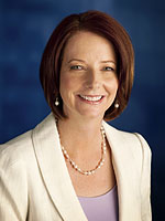 ジュリア・ギラードオーストラリア連邦首相 The Hon. Ms. Julia Gillard MP Prime Minister of Australia